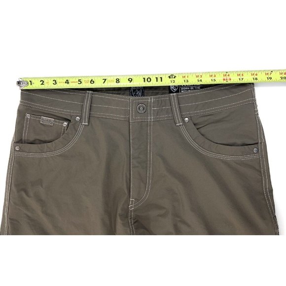 Kuhl Mens 36x30 Nylon Stretch Performance Pants Hiking Outdoor Workwear Brown - Picture 7 of 10